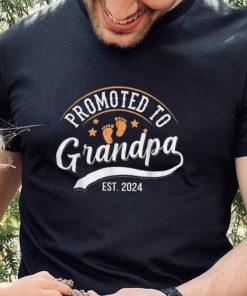 Promoted To Grandpa Est 2024 Gift For Father’s Day In 2024 Unisex Tank Top
