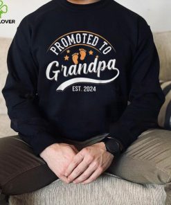 Promoted To Grandpa Est 2024 Gift For Father’s Day In 2024 Unisex Tank Top