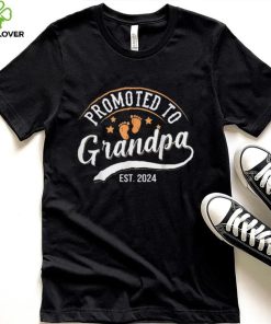 Promoted To Grandpa Est 2024 Gift For Father’s Day In 2024 Unisex Tank Top