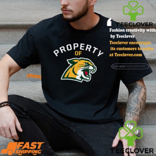 Property Of Northern Michigan Wildcats Logo Shirt
