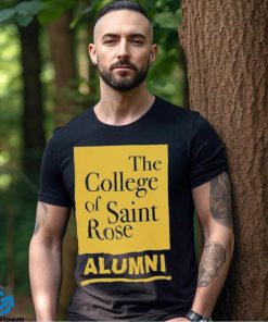 Prosphere Black Saint Rose Golden Knights Alumni Logo T shirt