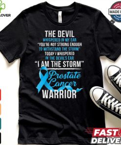 Prostate Cancer Warrior I Am The Storm T Shirt