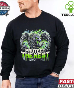 Protect the Nest Seattle Seahawks Shirt, celebrating the team's defense and strength with a bold design inspired by the Seahawks' iconic spirit.