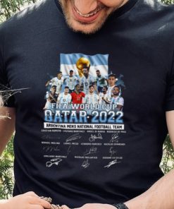 Proud Argentina 2022 National Team Signatures Gift For Agentina Fans T Shirt
