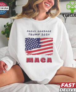Proud Garbage Trump 2024 MAGA American flag shirt 1 Proud Garbage Trump 2024 MAGA American flag shirt