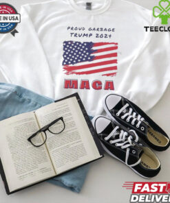 Proud Garbage Trump 2024 MAGA American flag shirt 3 Proud Garbage Trump 2024 MAGA American flag shirt