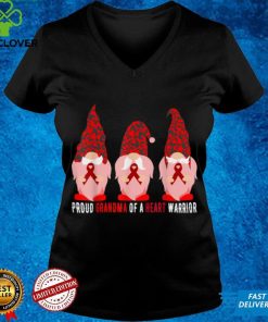 Proud Grandma Of A Heart Warrior CHD Awareness T Shirt