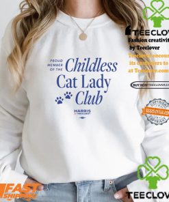 Proud Member Of The Childless Cat Lady Club Shirt