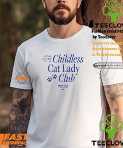 Proud Member Of The Childless Cat Lady Club Shirt
