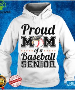 Proud Mom Of A Senior 2022 Baseball Mom Graduate Graduation T Shirt (2)