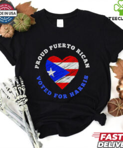 Proud Puerto Rican Voted For Harris shirt