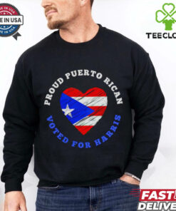 Proud Puerto Rican Voted For Harris shirt