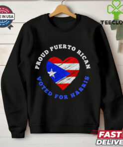 Proud Puerto Rican Voted For Harris shirt