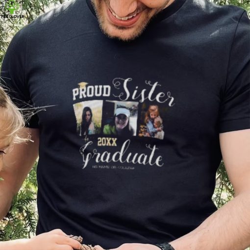 Proud Sister Class of 2023 Grad Cap T Shirt