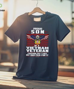 Proud Son Of A Vietnam Veteran V Neck T Shirt