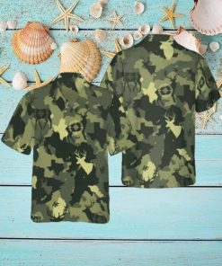 Proud Texas Camouflage Deer Hunting Camo Hawaiian Shirt