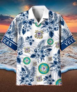 Proud US Coast Guard Hawaiian Shirt Veteran