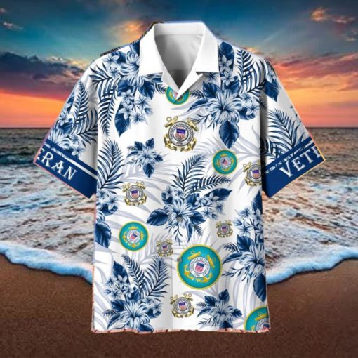 Proud US Coast Guard Hawaiian Shirt Veteran