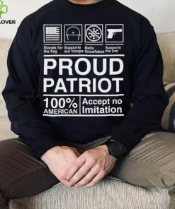 Proud patriot Accept no imitation hoodie, sweater, longsleeve, shirt v-neck, t-shirt