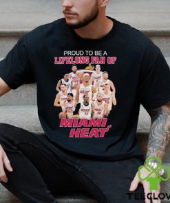 Proud to be a Lifelong fan of Miami Heat 2023 signatures shirt