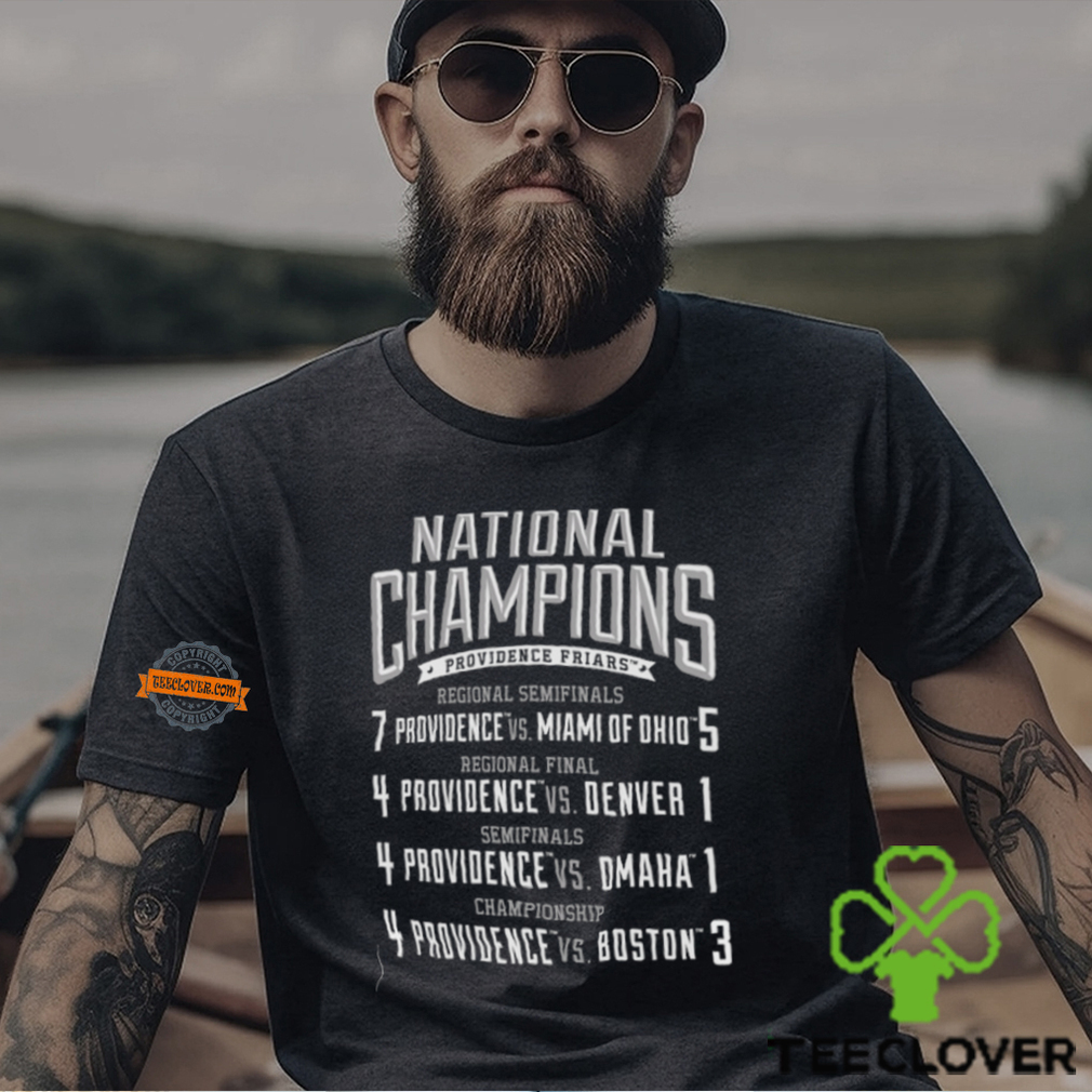 Providence Friars 2015 NCAA Ice Hockey National Champions Score T Shirt Providence Friars 2015 NCAA Ice Hockey National Champions Score T Shirt