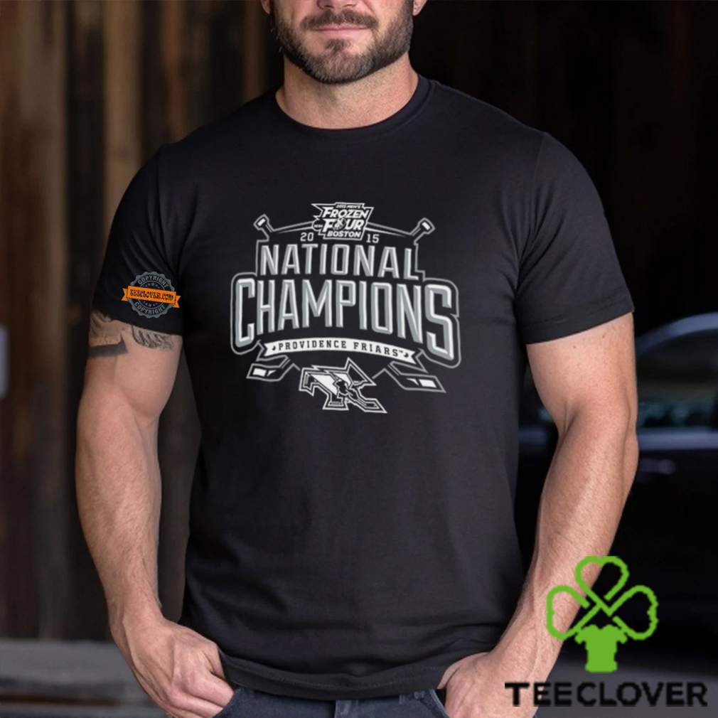 Providence Friars 2015 NCAA Men Ice Hockey National Champions Score T Shirt Providence Friars 2015 NCAA Men Ice Hockey National Champions Score T Shirt