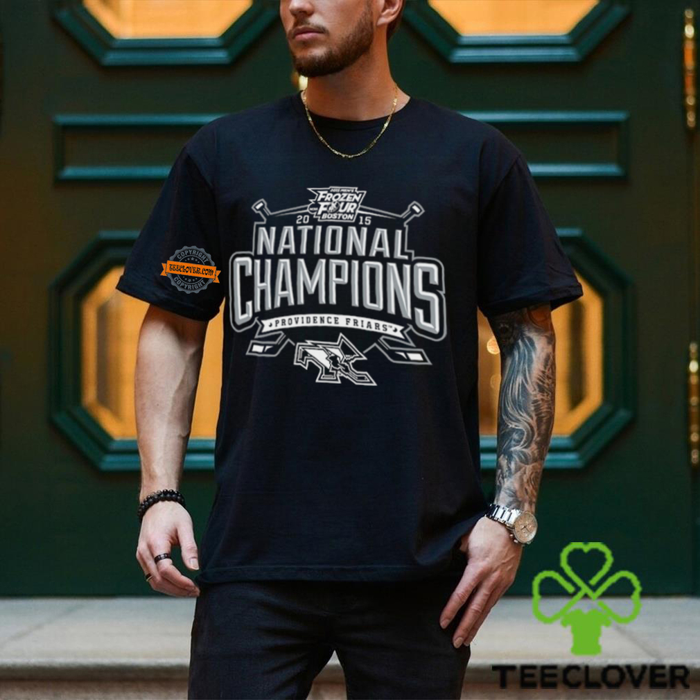 Providence Friars 2015 NCAA Men Ice Hockey National Champions Score T Shirt Providence Friars 2015 NCAA Men Ice Hockey National Champions Score T Shirt