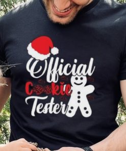 Official Cookie tester gingerbread Christmas T Shirt 6 Official Cookie tester gingerbread Christmas T Shirt