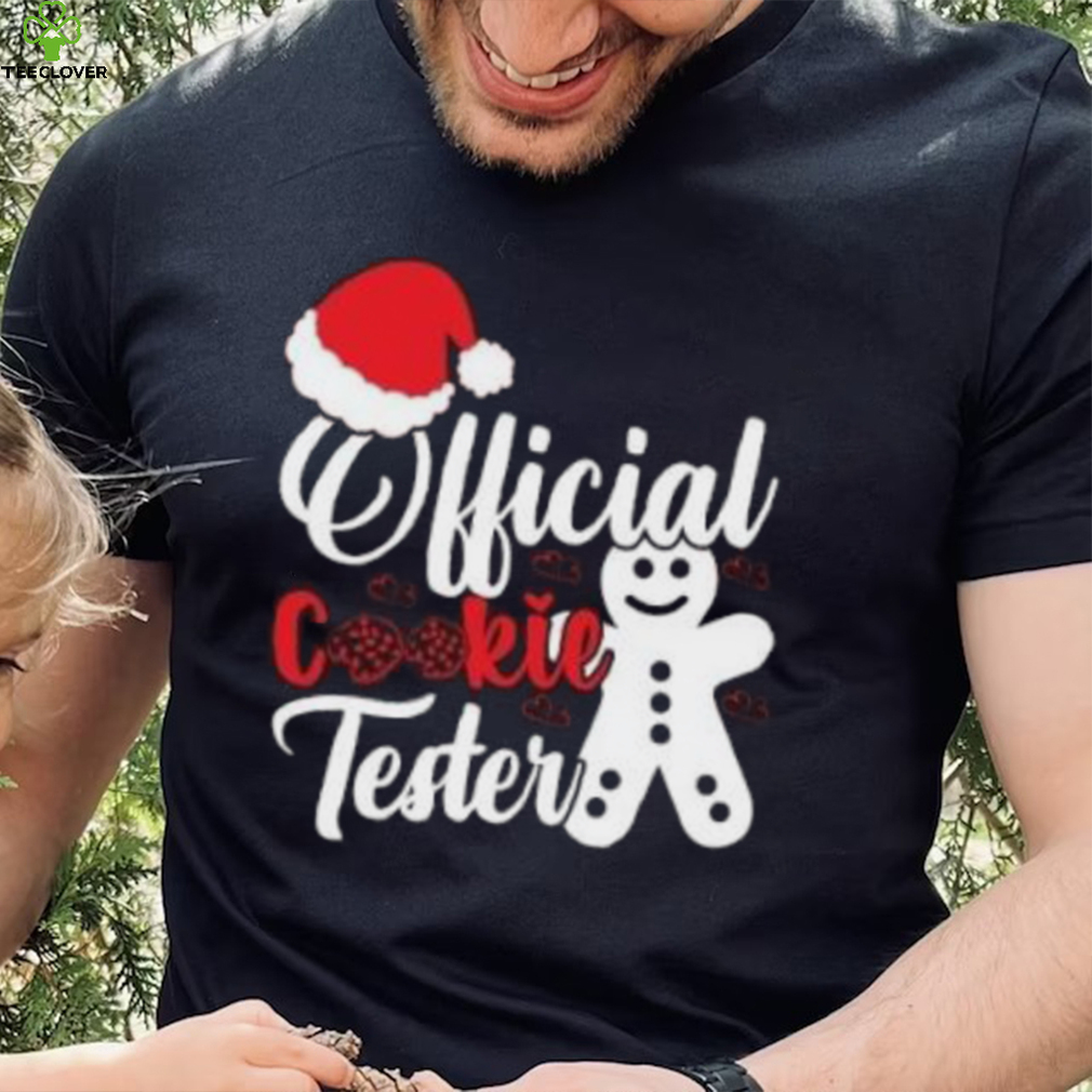 Official Cookie tester gingerbread Christmas T Shirt Official Cookie tester gingerbread Christmas T Shirt
