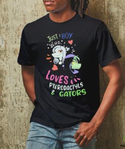 Pterodactyls & Gators Just A Boy Who Loves Shirt