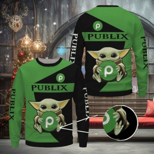Publix Baby Yoda Ugly Christmas Sweater