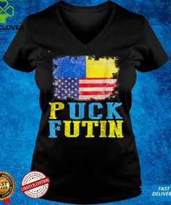 Puck Futin Meme Stand With Ukraine Ukrainian Lover support T Shirt