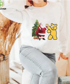 Pudsey Bear In Christmas shirt