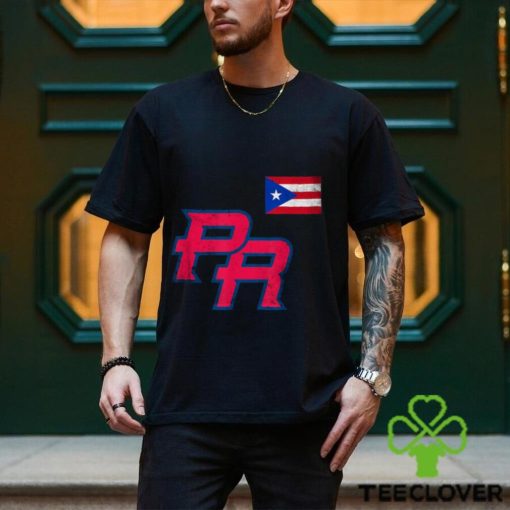 Puerto Rico 2023 Baseball Flag Pride red Boricua Puerto Rico T Shirt