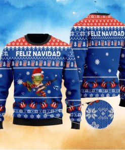 Puerto Rico Feliz Navidad Ugly Sweater Merry Christmas Puerto Rican