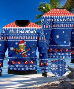 Puerto Rico Feliz Navidad Ugly Sweater Merry Christmas Puerto Rican