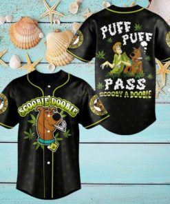 Puff Puff Pass Scooby A Doobie Baseball Jersey