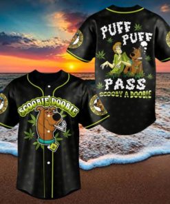 Puff Puff Pass Scooby A Doobie Baseball Jersey