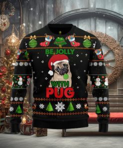 Pug Be Jolly Ugly Christmas Sweater Gift Men Women