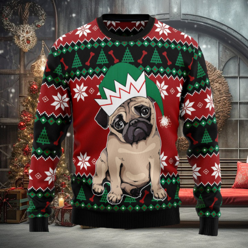 Pug Cute Ugly Christmas Sweater Thankgiving Gift Men Women Pug Cute Ugly Christmas Sweater Thankgiving Gift Men Women