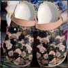 Falcons Logo Pattern Custom Name Clogs