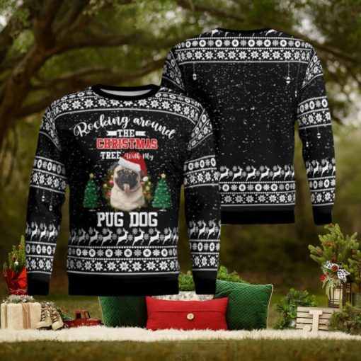 Pug Funny Christmas Ugly Sweater Gift For Men And Women