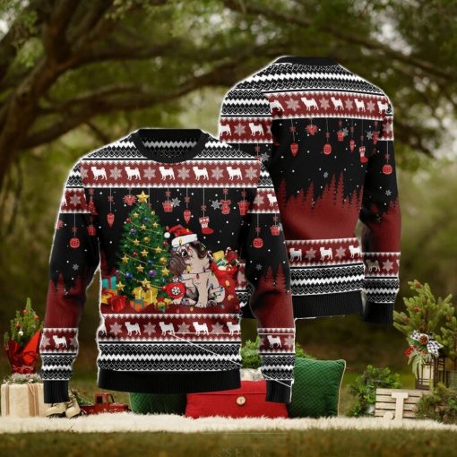 Pug Merry Christmas All Over Printed 3D Ugly Christmas Sweater Christmas Gift For Men And Women