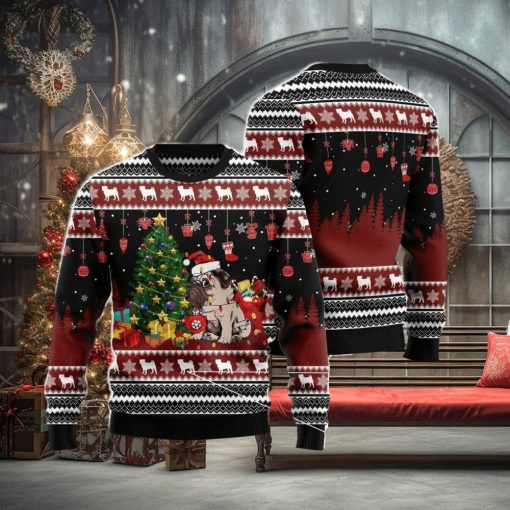 Pug Merry Christmas All Over Printed 3D Ugly Christmas Sweater Christmas Gift For Men And Women