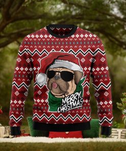 Pug Merry Ugly Christmas Sweater Gift Men Women