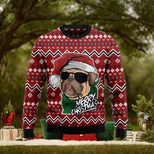 Pug Merry Ugly Christmas Sweater Gift Men Women