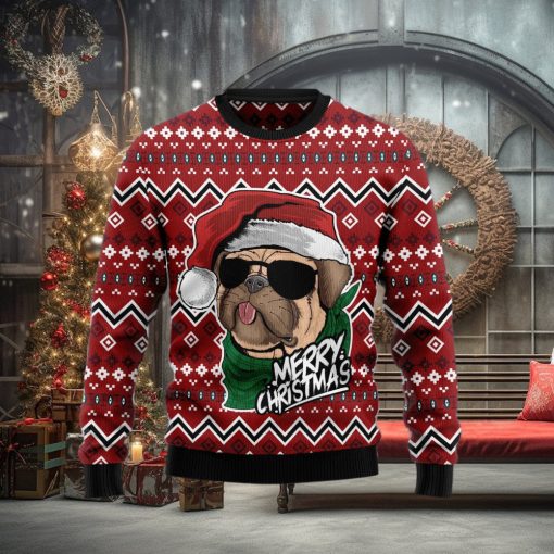 Pug Merry Ugly Christmas Sweater Gift Men Women
