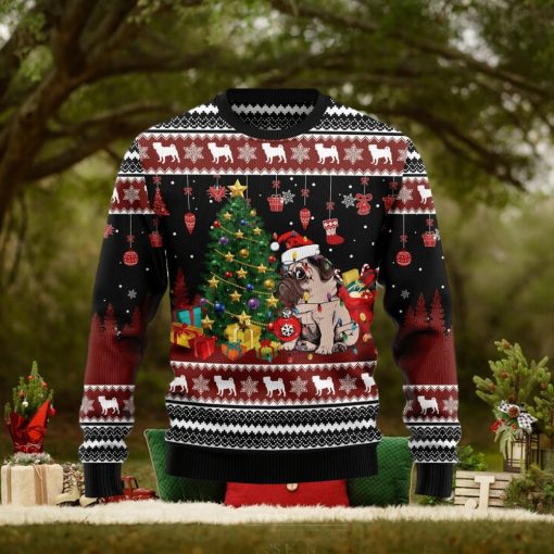 Pug Merry pug lover Ugly Christmas Sweater Gift Men Women
