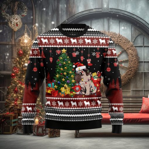 Pug Merry pug lover Ugly Christmas Sweater Gift Men Women