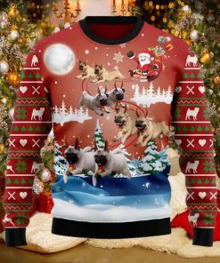 Pug Reindeer Funny Pug Ugly Christmas Sweater